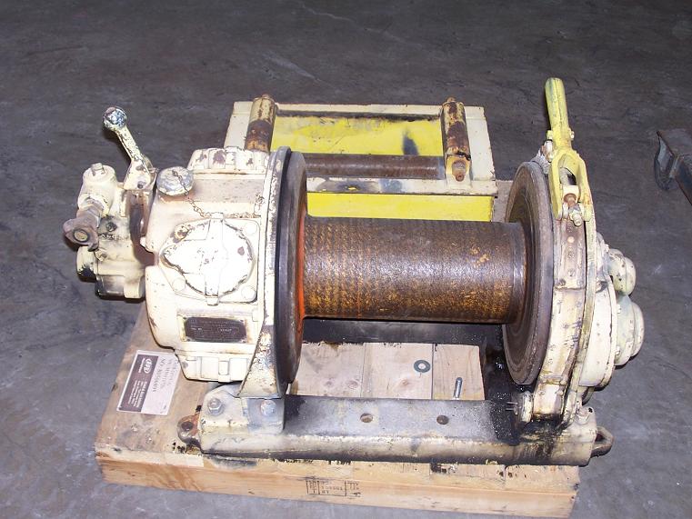 Ingersoll-Rand HUL40 Single Drum Air Operated Utility Winch