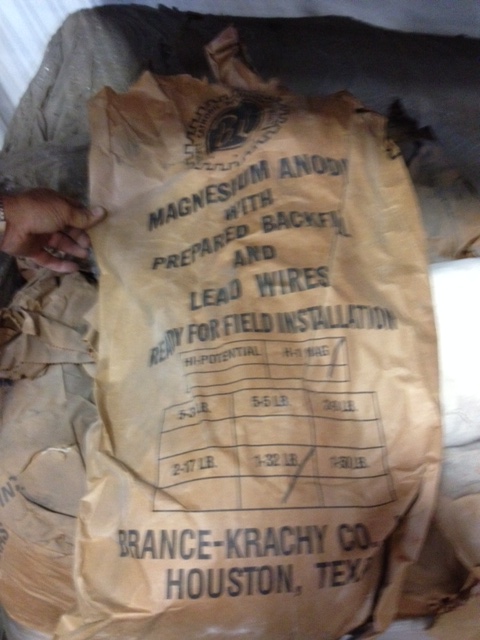One (1) pallet of Brance-Krachy Co., Inc. packaged anode