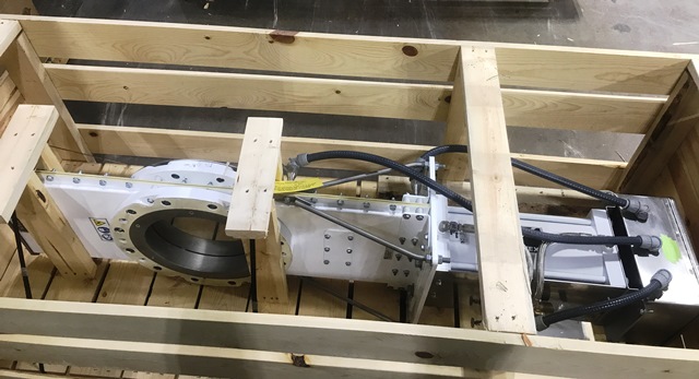 Vortex 12 Inch Quantum Orifice Gate Valve, Pneumatic Operated (No Tank Included)