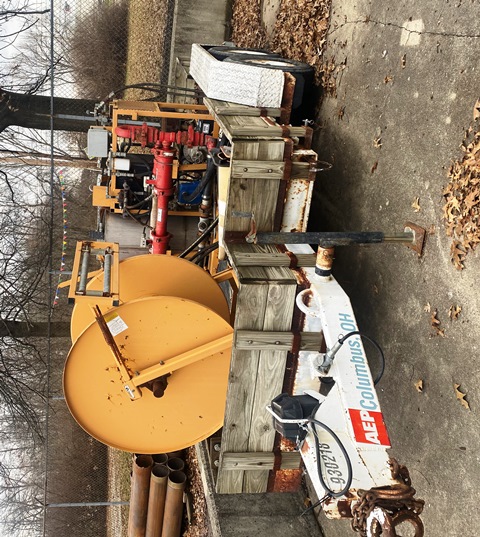 12 x 6 Trailer w/ Geo-Loop Model 30-500 Grout Pump (930218)