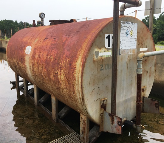 2000 Gallon Used Oil Tank #12
