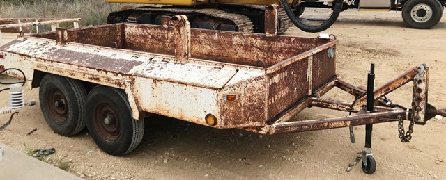 1979 Shopmade Tandem Axle Utility Trailer GVW 11000 (910854)