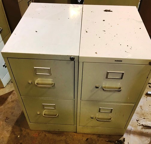 2-Drawer Filing Cabinets - Qty 2