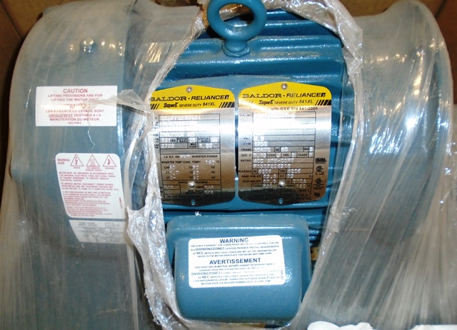 Baldor 5 HP Electric Motor, 460V, 184TC Frame