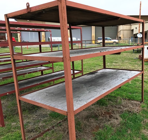 Deep Metal Storage Shelf Lot 3