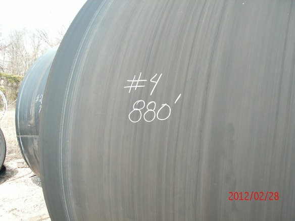 Four (4) rolls Goodyear conveyor belt