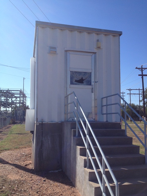 One (1) metal building