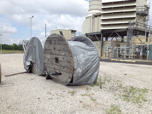 Two (2) reels Southwire Triplexed cable