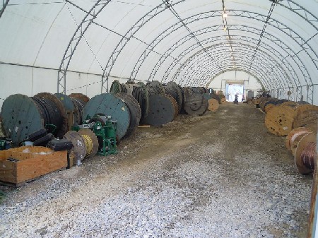 Ninety-six (96) Reels of Cable