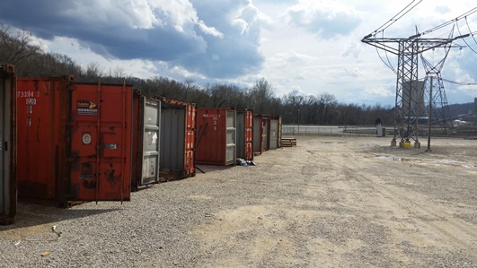 Three (3) storage containers