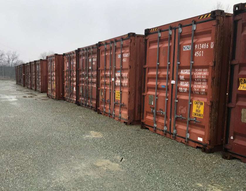 open-top shipping containers - Lot A