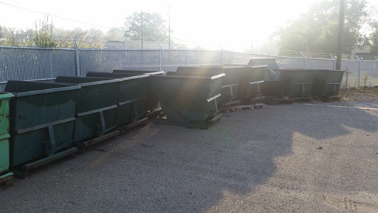 Two (2) self dumping hoppers; Lot B