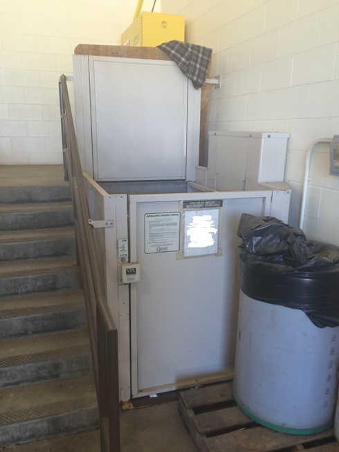 One (1) Cheney wheelchair lift