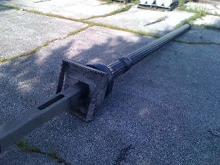 Fiberglass street light poles