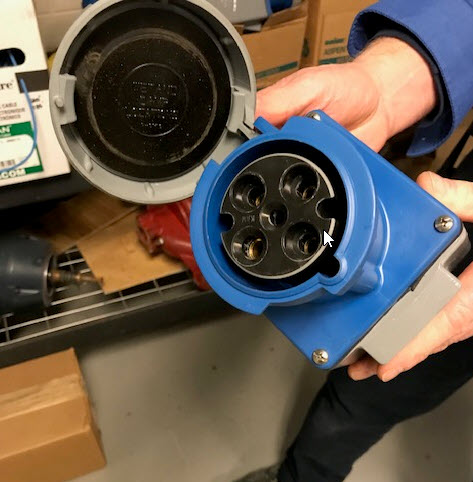 Industrial grade AC receptacles