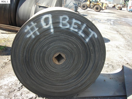 Five (5) rolls conveyor belt