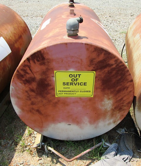 250 Gallon Single Wall Fuel Tank - Qty 1