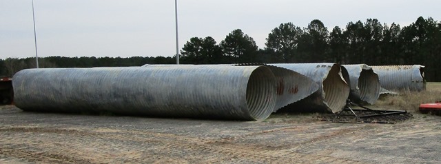 Galvanized Culvert With 45 Deg Ends - 72 IN X 20 FT - Qty 1 / Lot 5