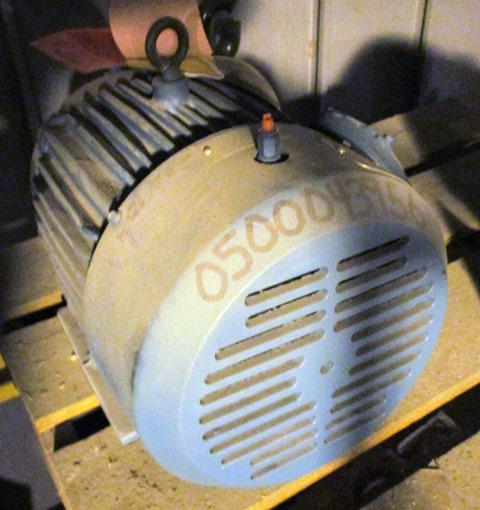 Baldor 5 HP Electric Motor, 575 VAC, 1765 RPM - Qty 1 (0500043956)