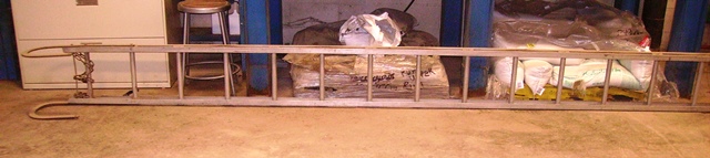 18 Ft Aluminum Ladders With Hooks At One End - Qty. 2