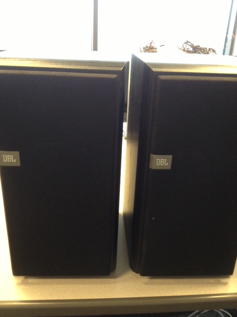 One (1) pair of JBL speakers