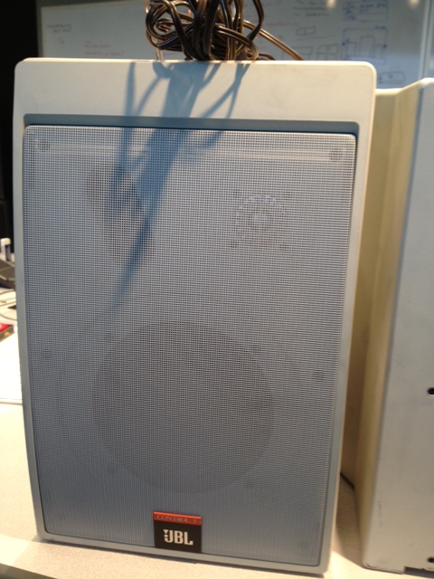 One (1) pair of JBL speakers