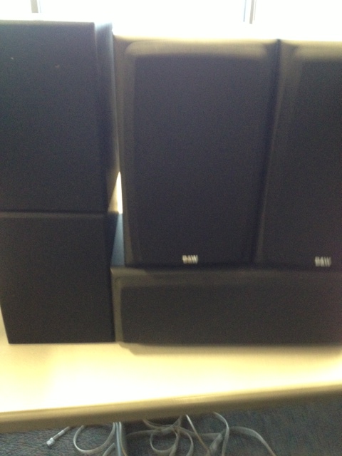 One (1) set of B&W speakers