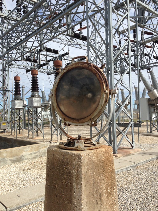 Two (2) General Electric spotlights