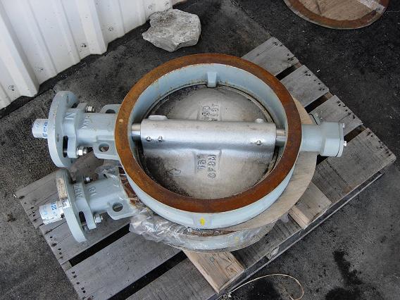 Two (2) butterfly valves