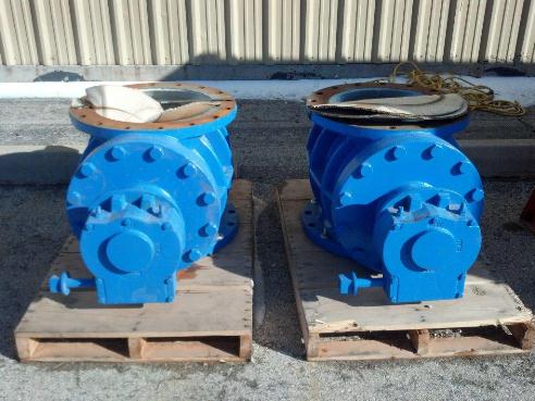 Two (2) 18 inch plug valves