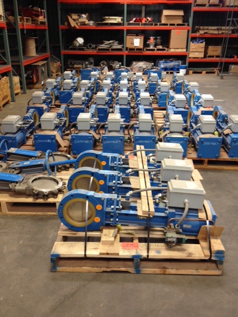 Newcon Gate Valves Pneumatic Operated for Severe Environment