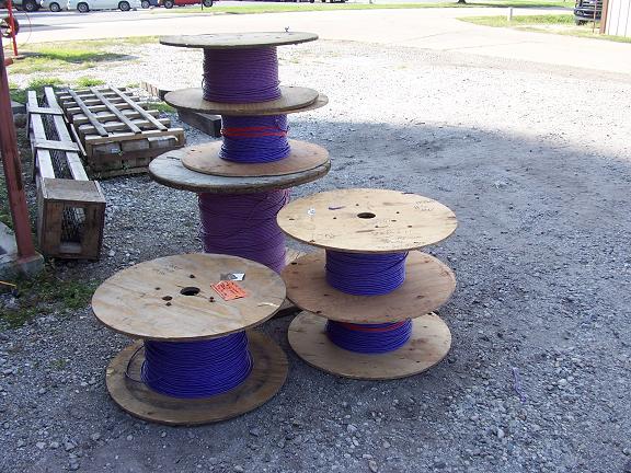 Six (6) reels Anixter cable